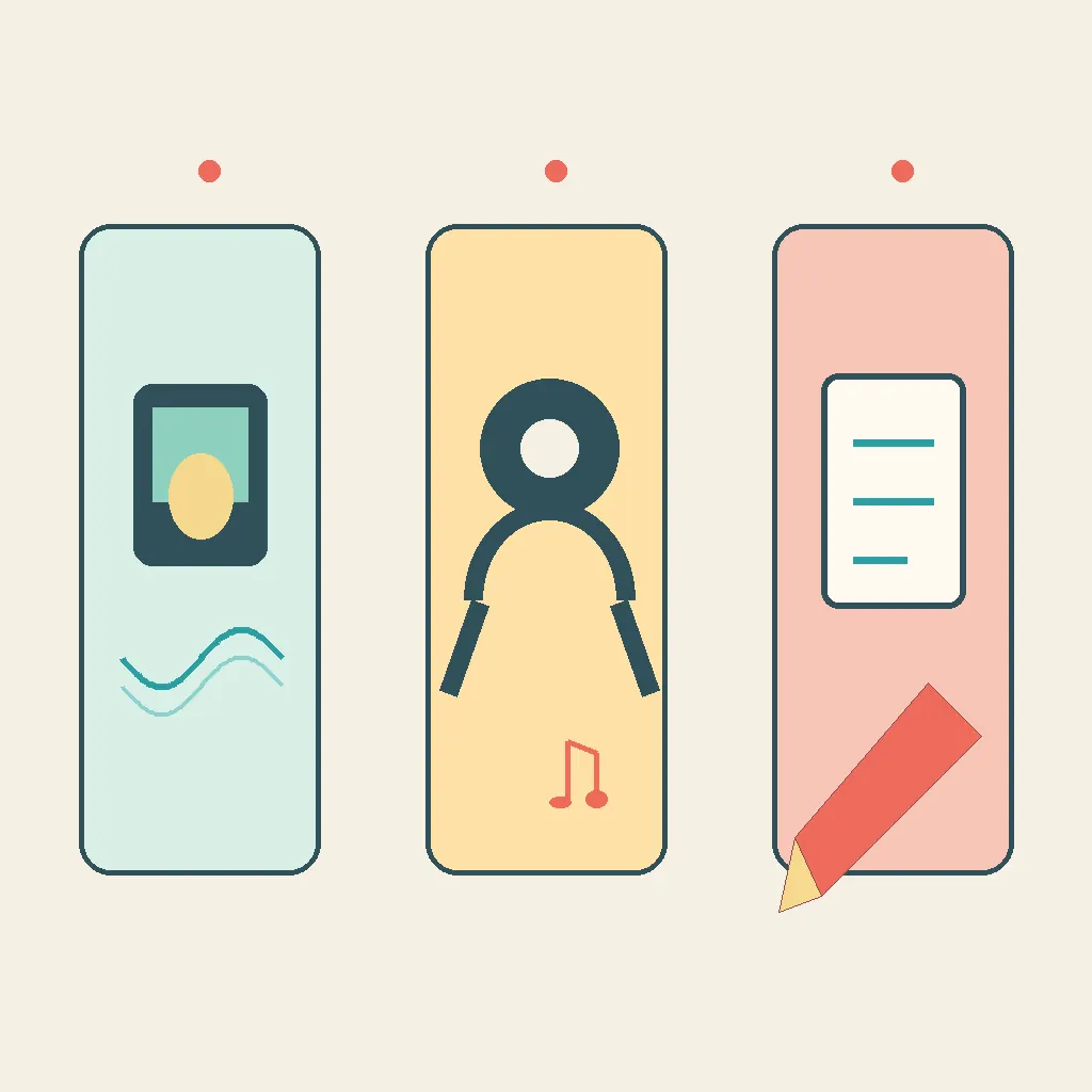 Editorial diagram showing game audio, official soundtrack listening, and player notes as separate music sources