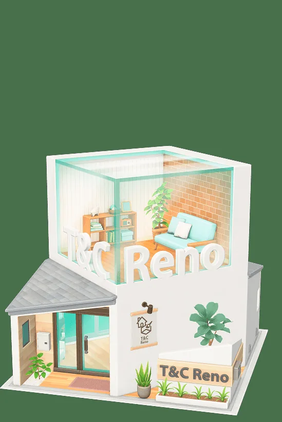Official Nintendo artwork of the Tomodachi Life renovation facility used for house design